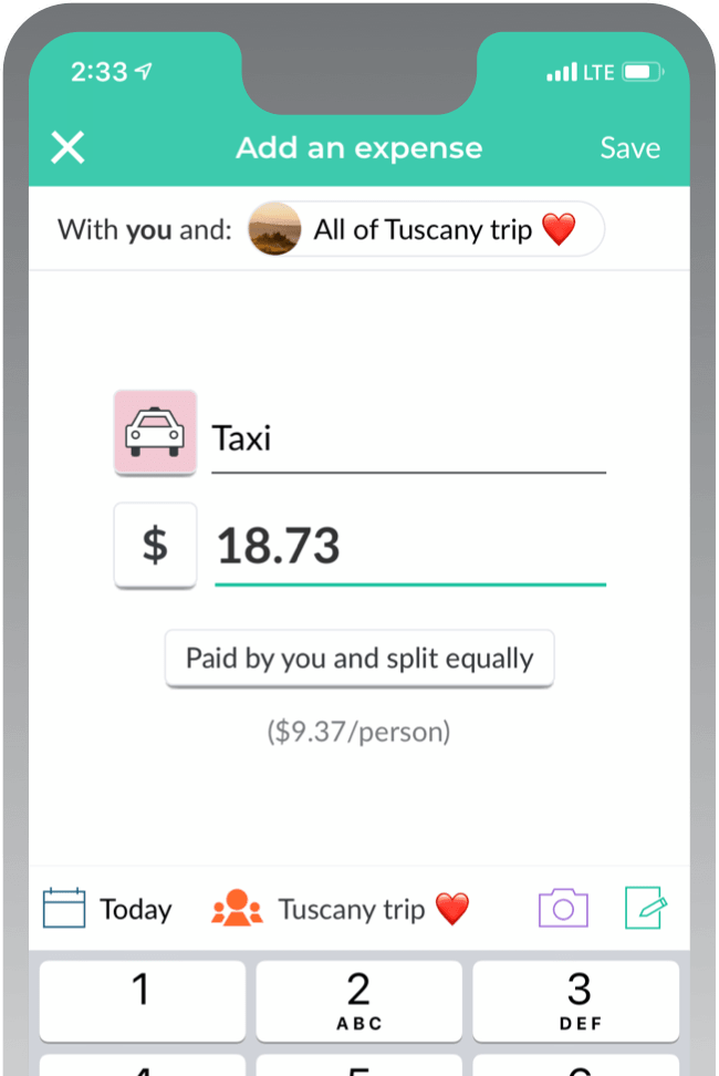 Split expenses with friends. Splitwise