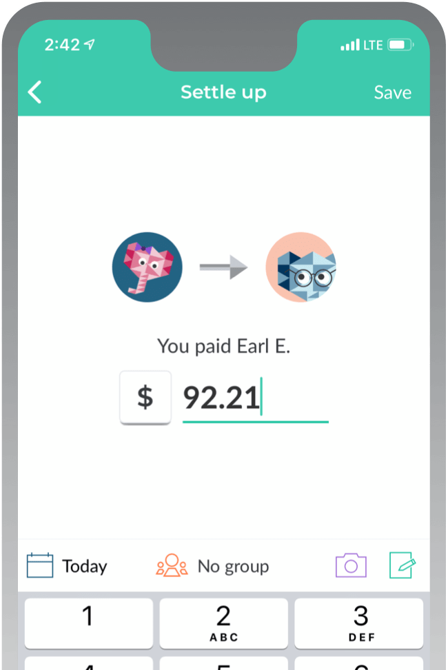 Split expenses with friends. Splitwise